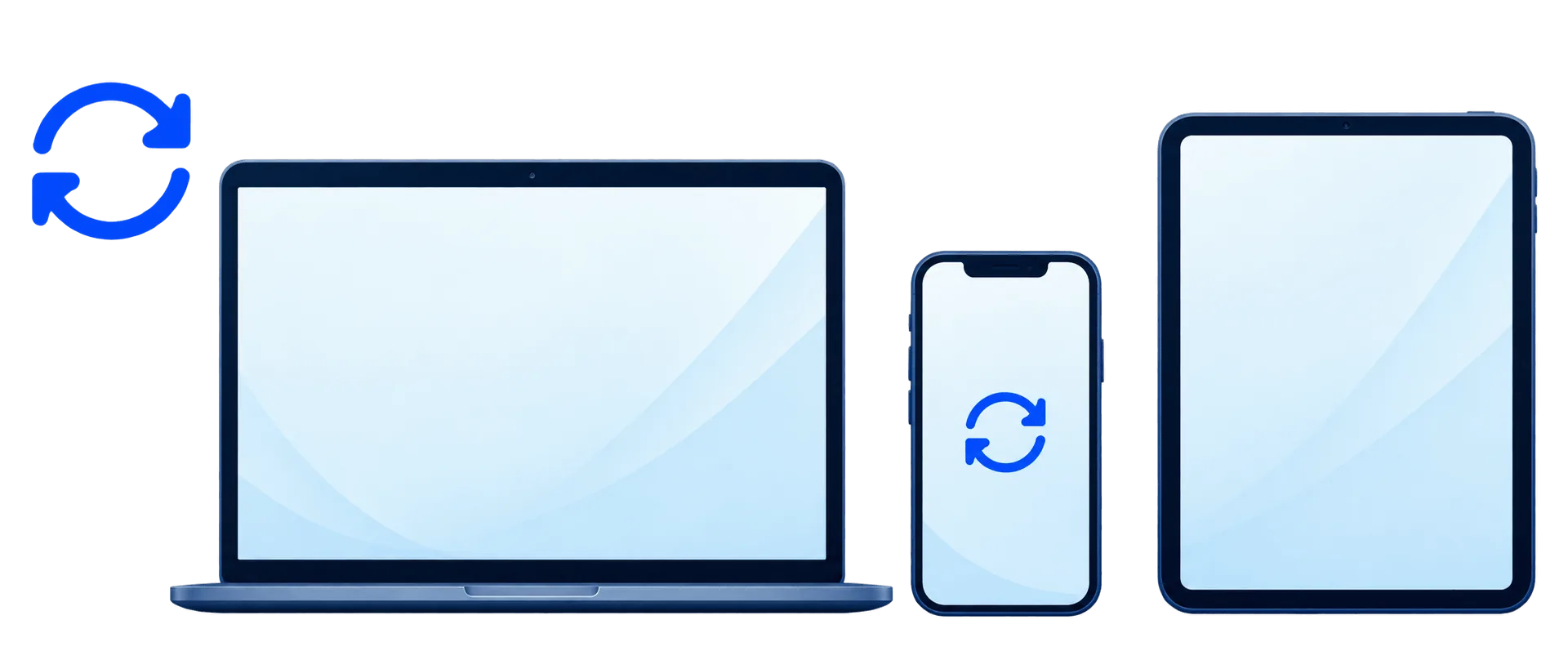 Dizüstü, telefon ve tablette e-posta senkronizasyonu